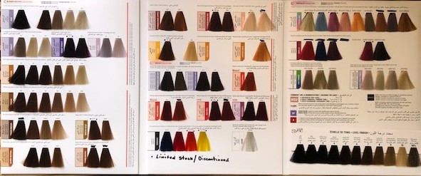 Matrix Color Sync Color Chart 